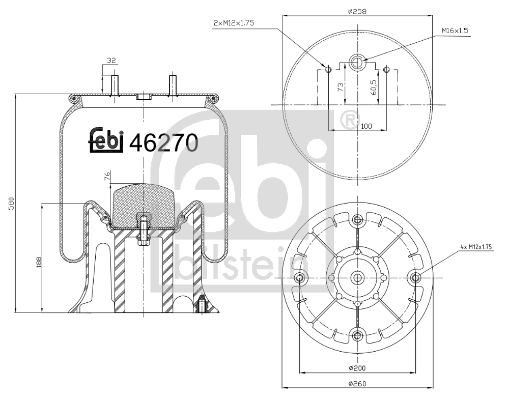 Bellow, air suspension